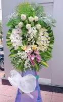 HV203 Lẵng hoa đi đám tang xã Trà Đa Pleiku Gia Lai