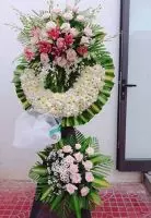 HV204 Hoa kính viếng đám tang xã Tân Sơn Pleiku Gia Lai