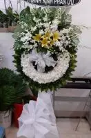 HV243 Vòng hoa viếng phường Dương Đông Phú Quốc Kiên Giang