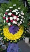 HV233 Đặt vòng hoa tang lễ xã Vạn Hòa Lào Cai