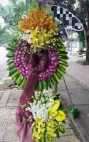 HV215 Đặt vòng hoa đám tang phường Bắc Cường Lào Cai