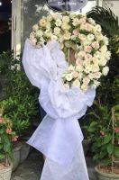 HV212 Vòng hoa viếng đám tang xã Xuân Thọ 2 Sông Cầu Phú Yên
